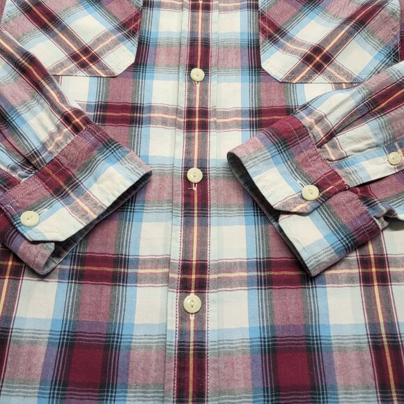 American Eagle Mens Shirt Button Up XXL Long Sleeve Plaid Seriously Soft - Picture 8 of 14